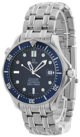 Omega Seamaster Diver Men’s Watch with a Blue Dial
