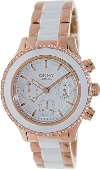 A stunning rose gold DKNY watch for moms.