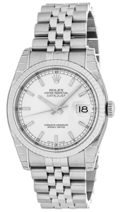 Silver Luxury Rolex Watch